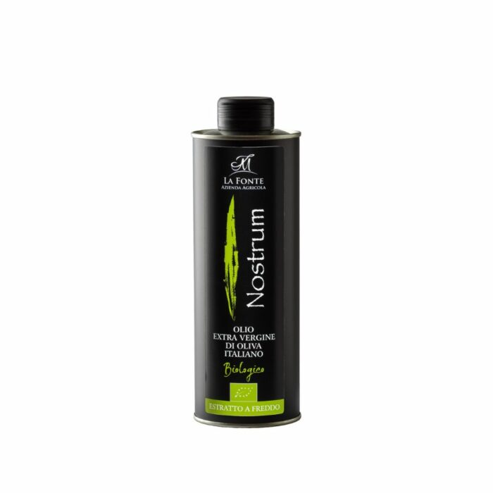 Olio extra vergine di oliva biologico "Nostrum"- lattina 0,5 L
