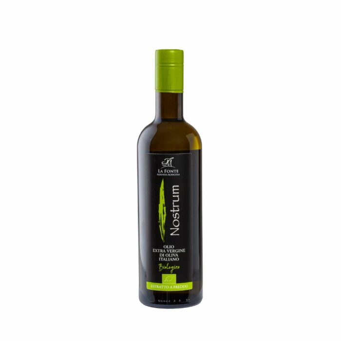 Olio extra vergine di oliva biologico  "Nostrum" - bottiglia 0,75 L